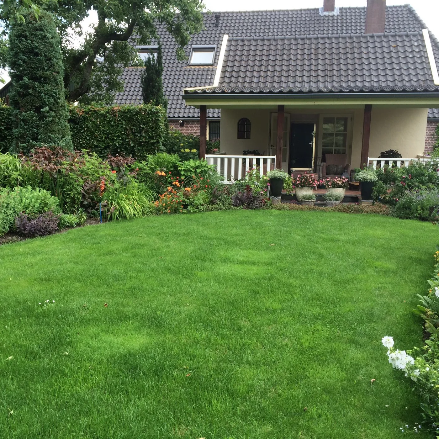 Aangelegde tuin
